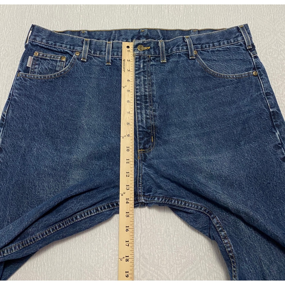 Vintage Carhartt B17 HDK Jeans Men's Size 44×32 Blue Original Fit USA Components - Picture 8 of 10